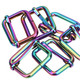 25mm Rainbow Non-Welded Metal Triglide Slider Buckles (Pack of 2)